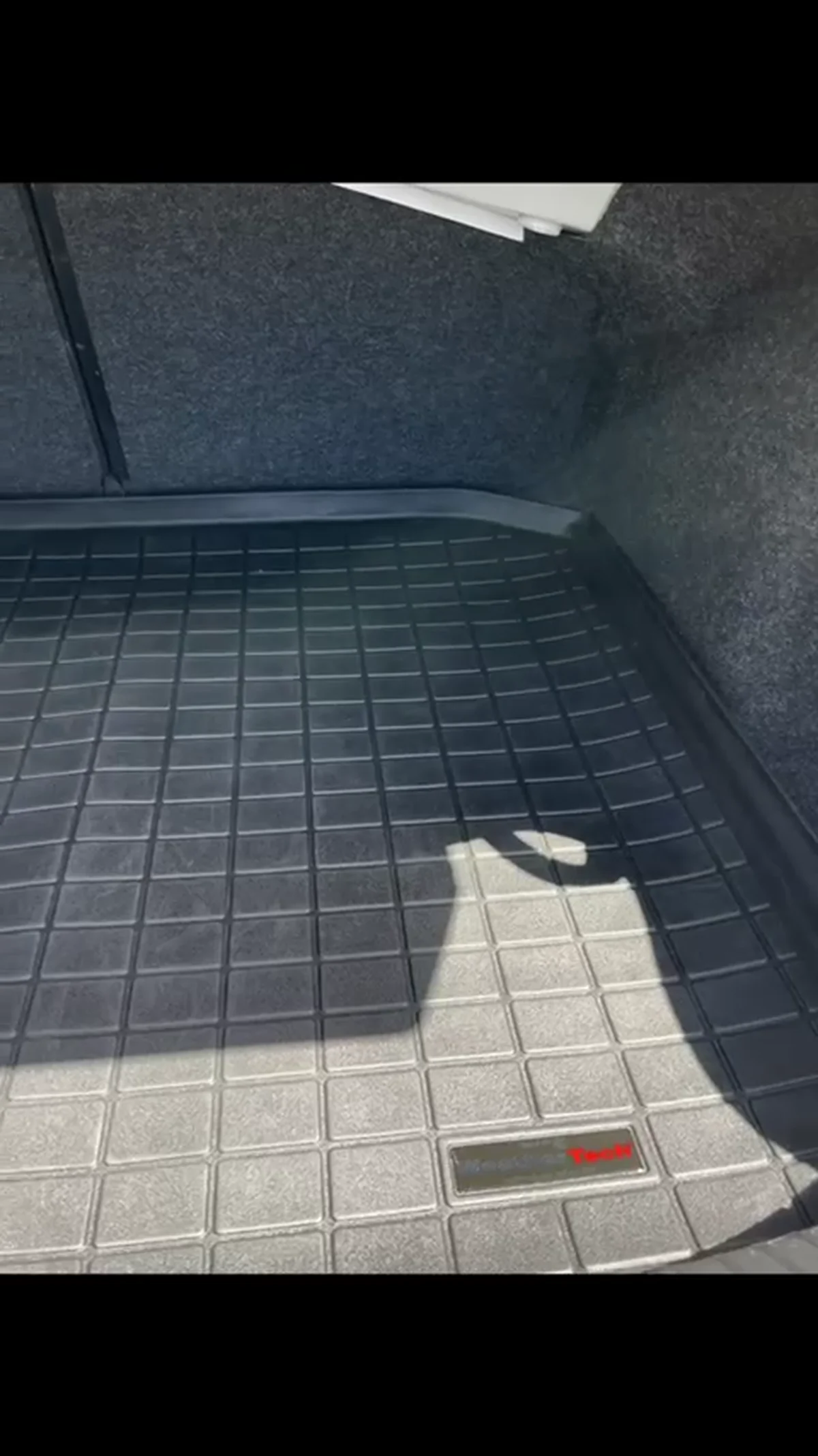 The same trunk liner after detailing
